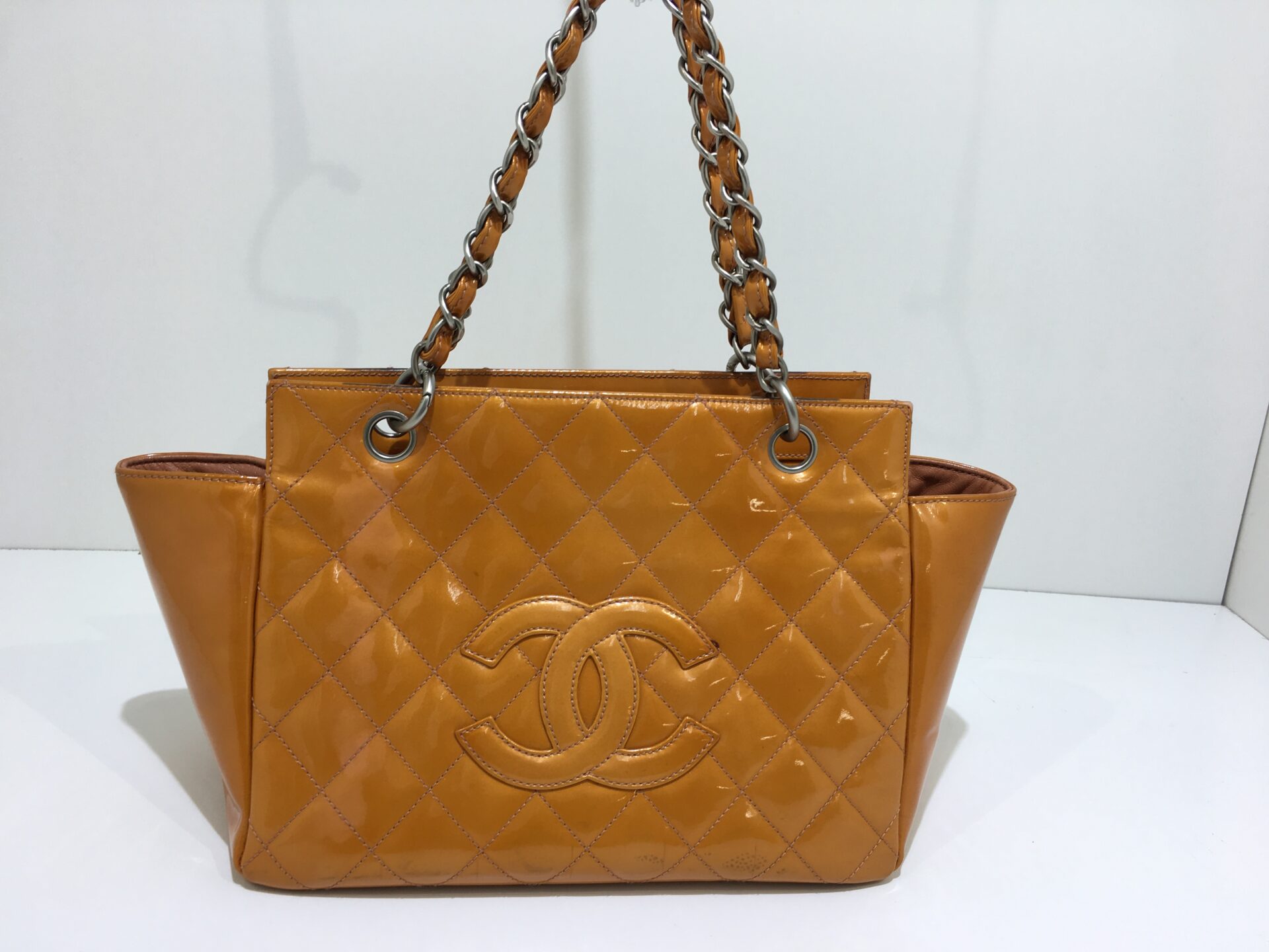 CHANELエナメルバック確認用 - トートバッグ